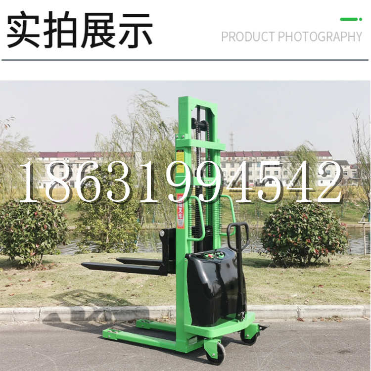 禅城区电动叉车堆高车液压铲车电瓶1吨2吨站驾步行式小型全自动叉车
